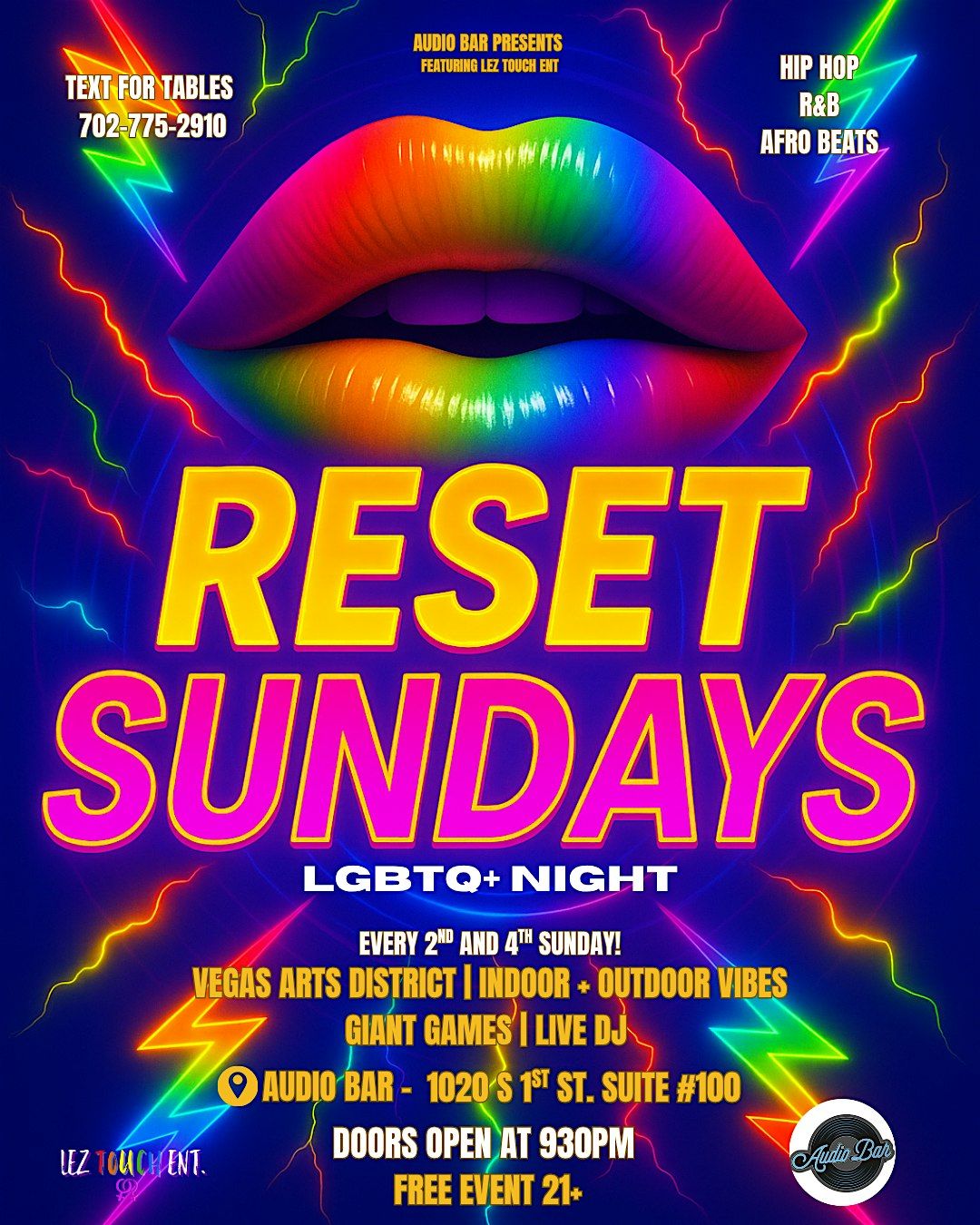 Reset Sundays  Lgbtq+ Night!