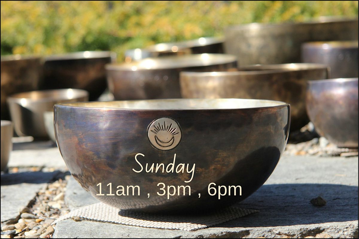 Sunday Sound Bath with Singing Bowls