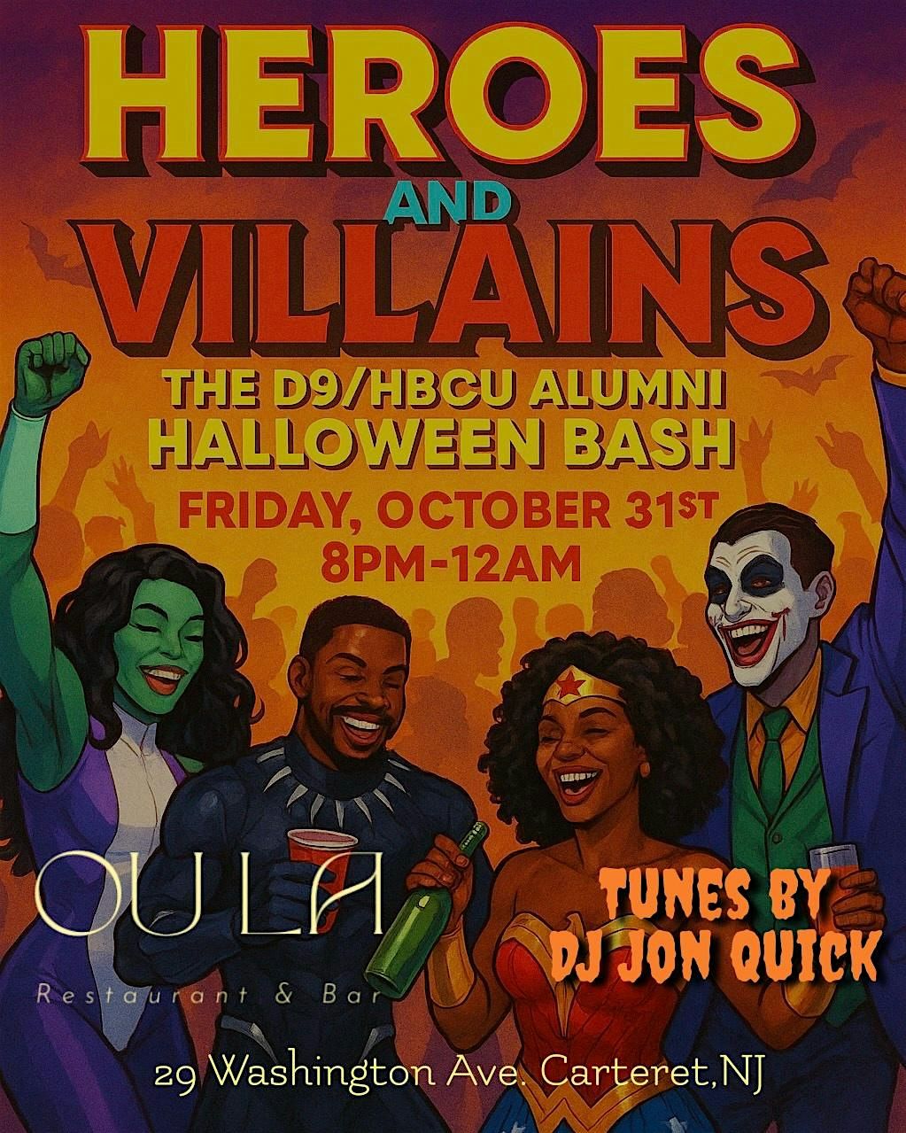 Heroes & Villains: The D9\/HBCU Alumni Halloween Bash