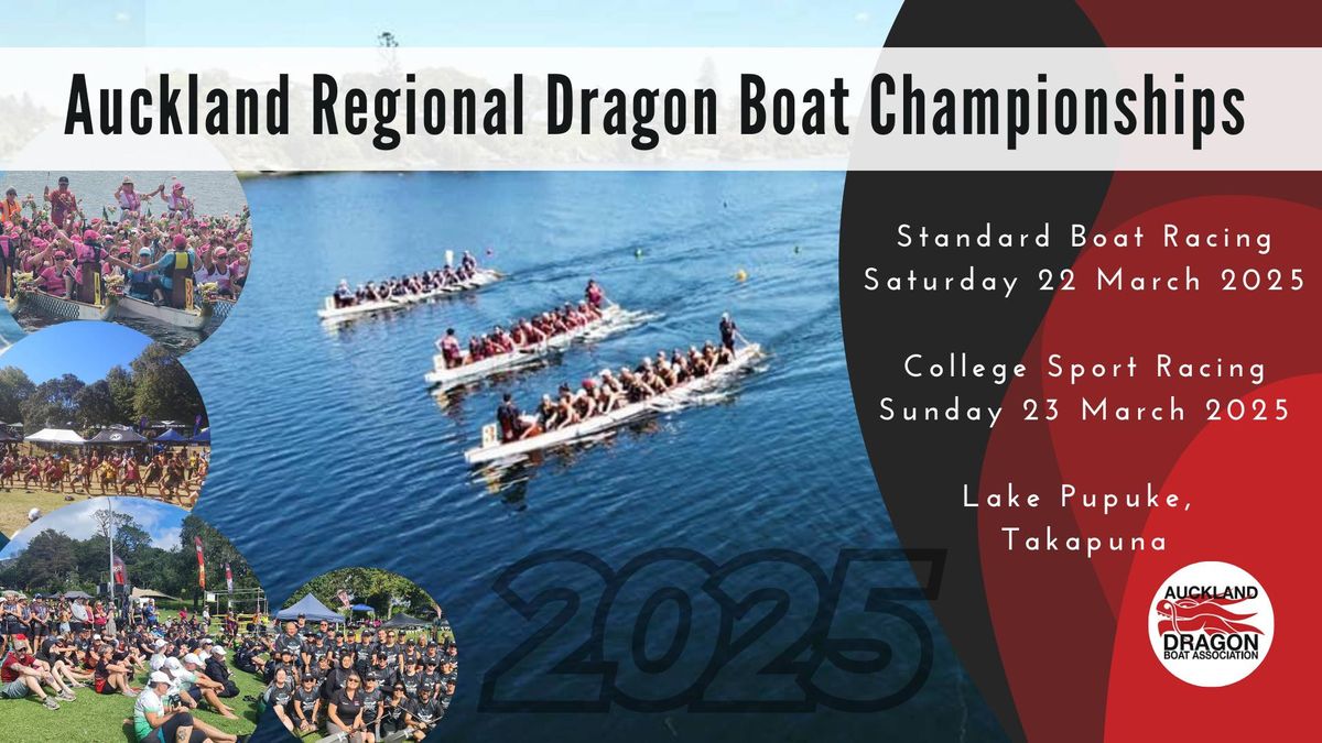 SAVE THE DATE - Auckland Regional Dragon Boat Championships 2025