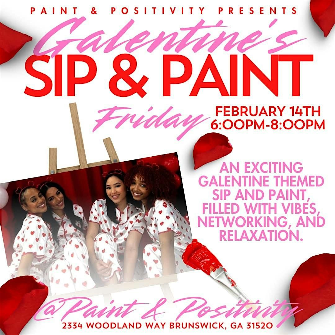 Paint, Sip & Slumber: A Galentine's Affair