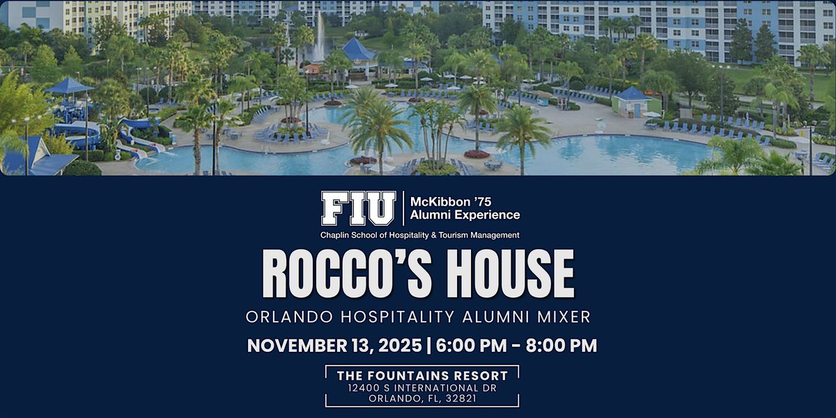 Annual Orlando Hospitality Alumni Mixer