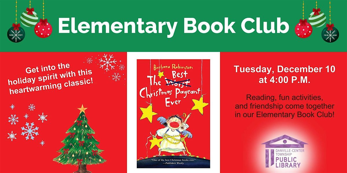 Elementary Book Club