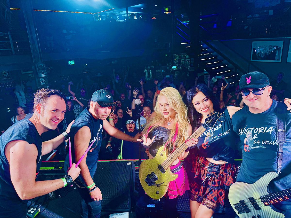 Lita Ford and LVictoria with LA Velvet at the Whisky a Go Go