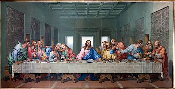 The Last Supper Tablaeu and communion