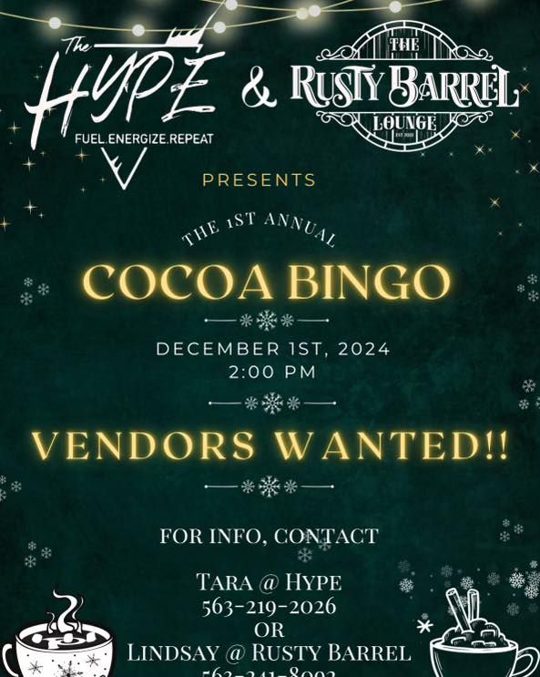 1st Annual Cocoa Bingo!