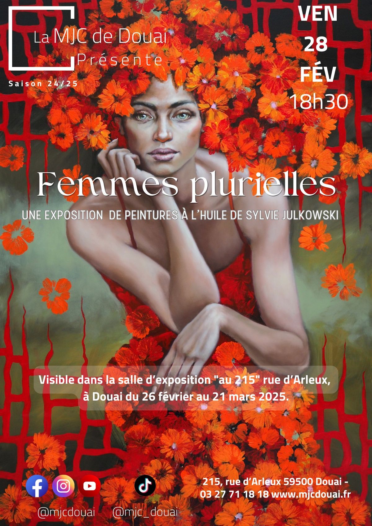 Vernissage de "Femmes plurielles" une exposition de  Peinture \u00e0 l'huile de Sylvie Julkowski