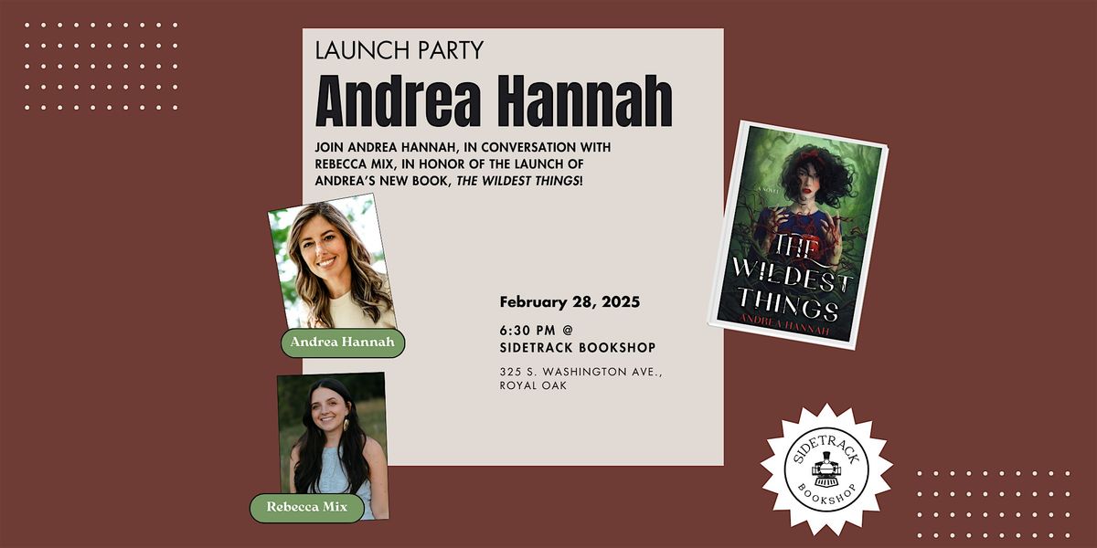 Author Conversation: Andrea Hannah and Rebecca Mix