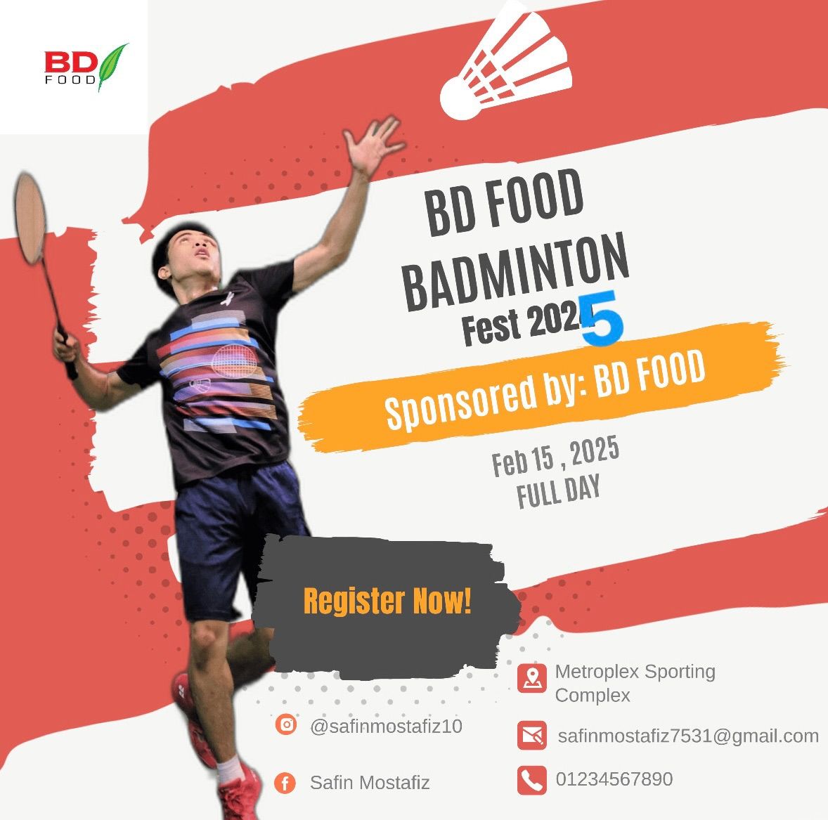 BD FOOD BADMINTON FEST 2025