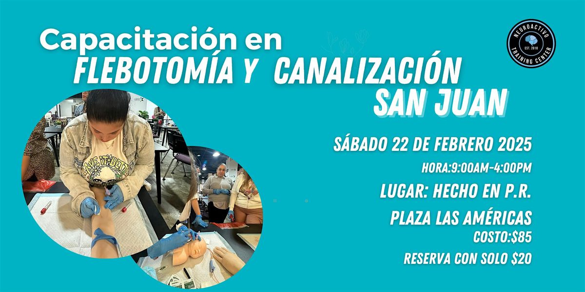 Curso de Flebotom\u00eda y Canalizaci\u00f3n (SAN JUAN)