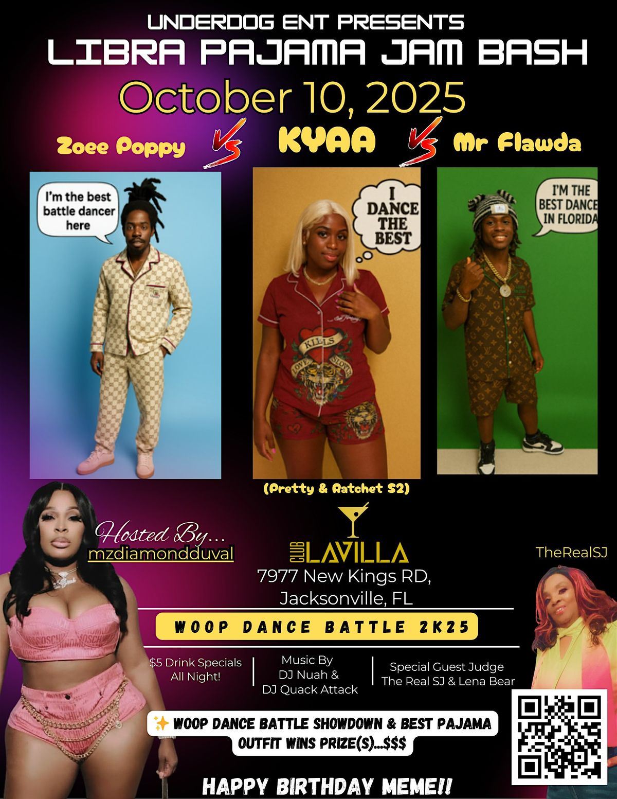 LIBRA PAJAMA JAM and Woop Dance Battle