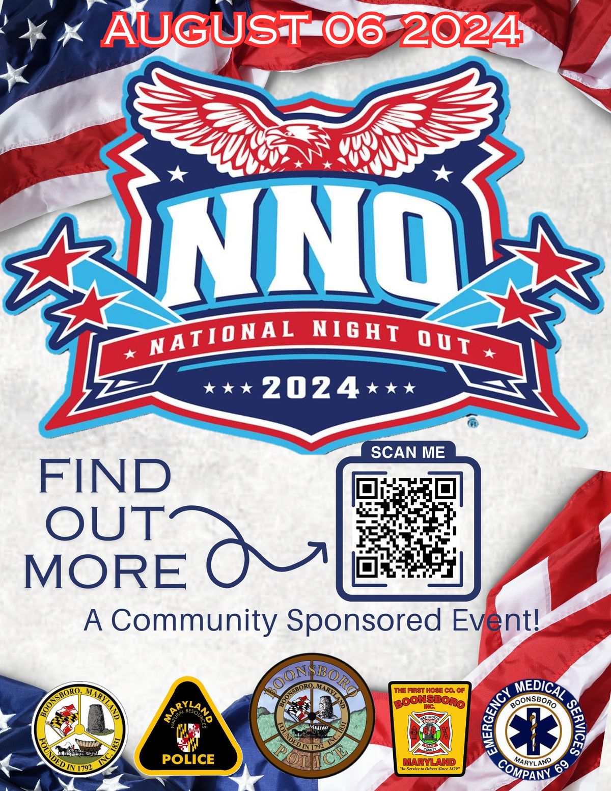 Boonsboros National Night Out 2024, Shafer Park, 37 Park Drive