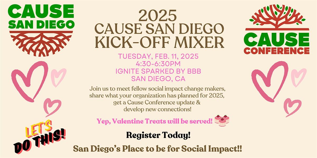 Cause San Diego 2025 Kick-Off Mixer