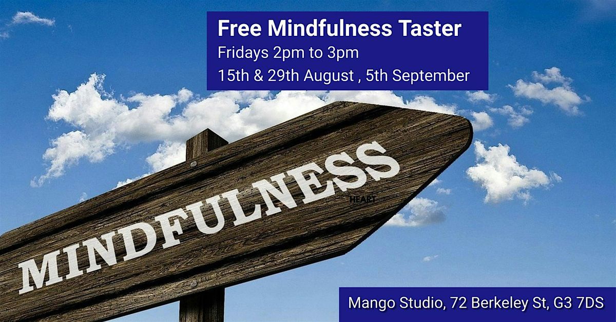 Free Mindfulness Taster Sessions