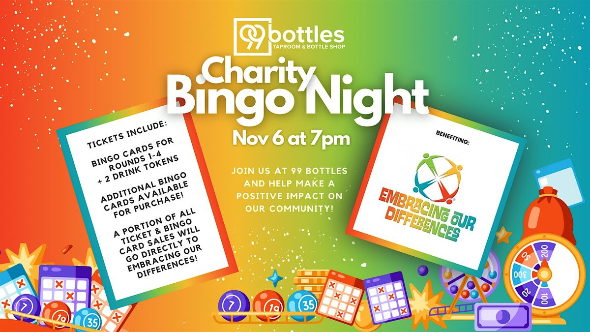 Charity Bingo Night... for EMBRACING OUR DIFFERENCES
