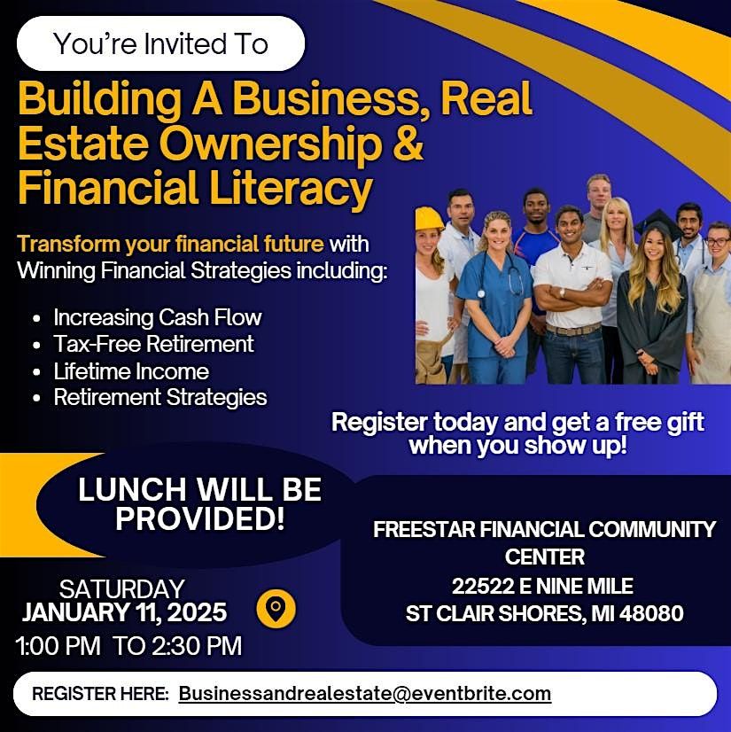 Building a Business - Real Estate Ownership - Financial Literacy