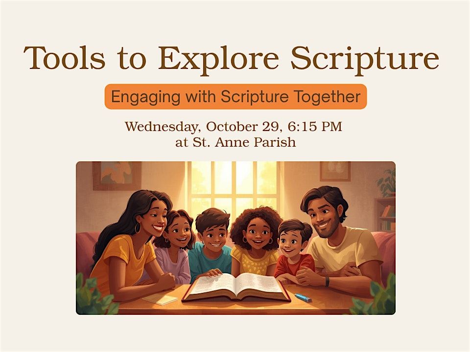 Tools to Explore  Scripture: Engaging with Scripture Together