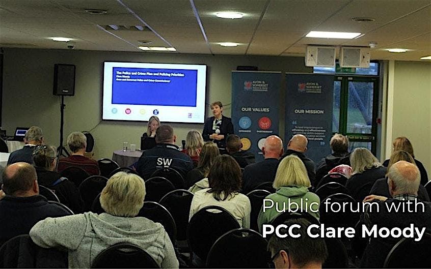 Your voice, your policing : PCC Clare Moody's North Somerset Public Forum
