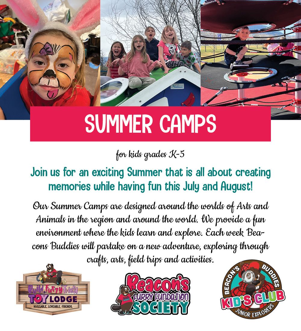 Beacons Buddies Summer Camp Pawsitively Wild Safari July 2-5