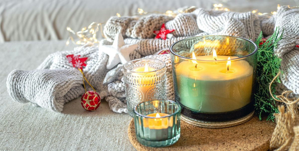 Santa's Workshop: Make Evergreen, Mint and Champagne Candles to Gift!