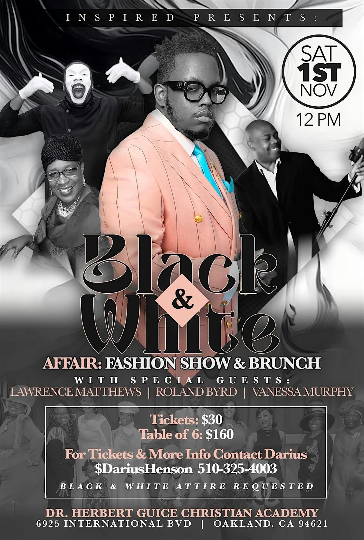 Inspired Presents: A Black & White Affair: Fashion Show & Brunch