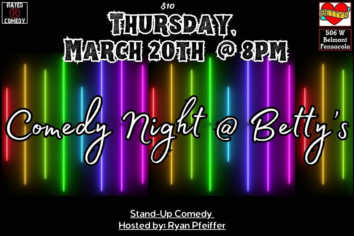 Pensacola Stand-Up Comedy Show At Betty's On Belmont