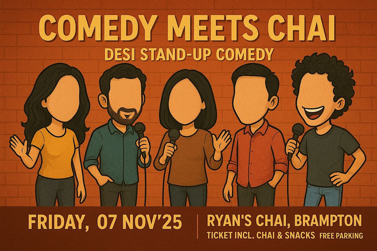 Live Stand-up Hinglish Comedy (Chai + Snack)