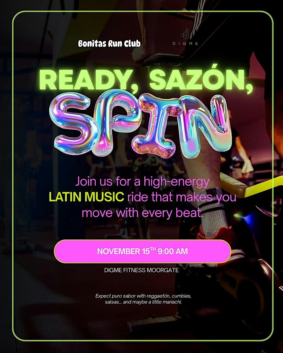 Latin Indoor Cycling Party