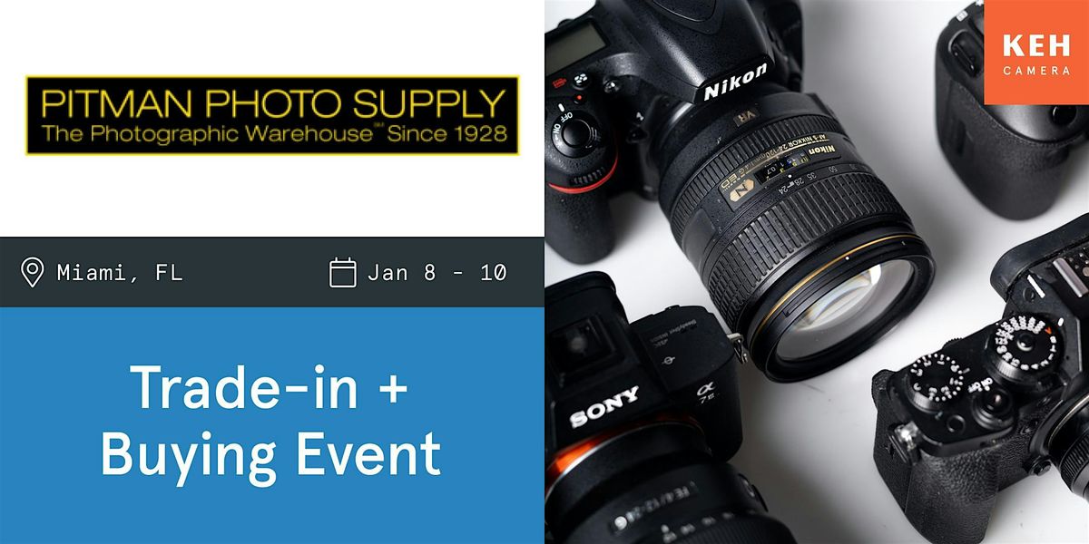 Sell your camera gear (free event) at Pitman Photo Supply