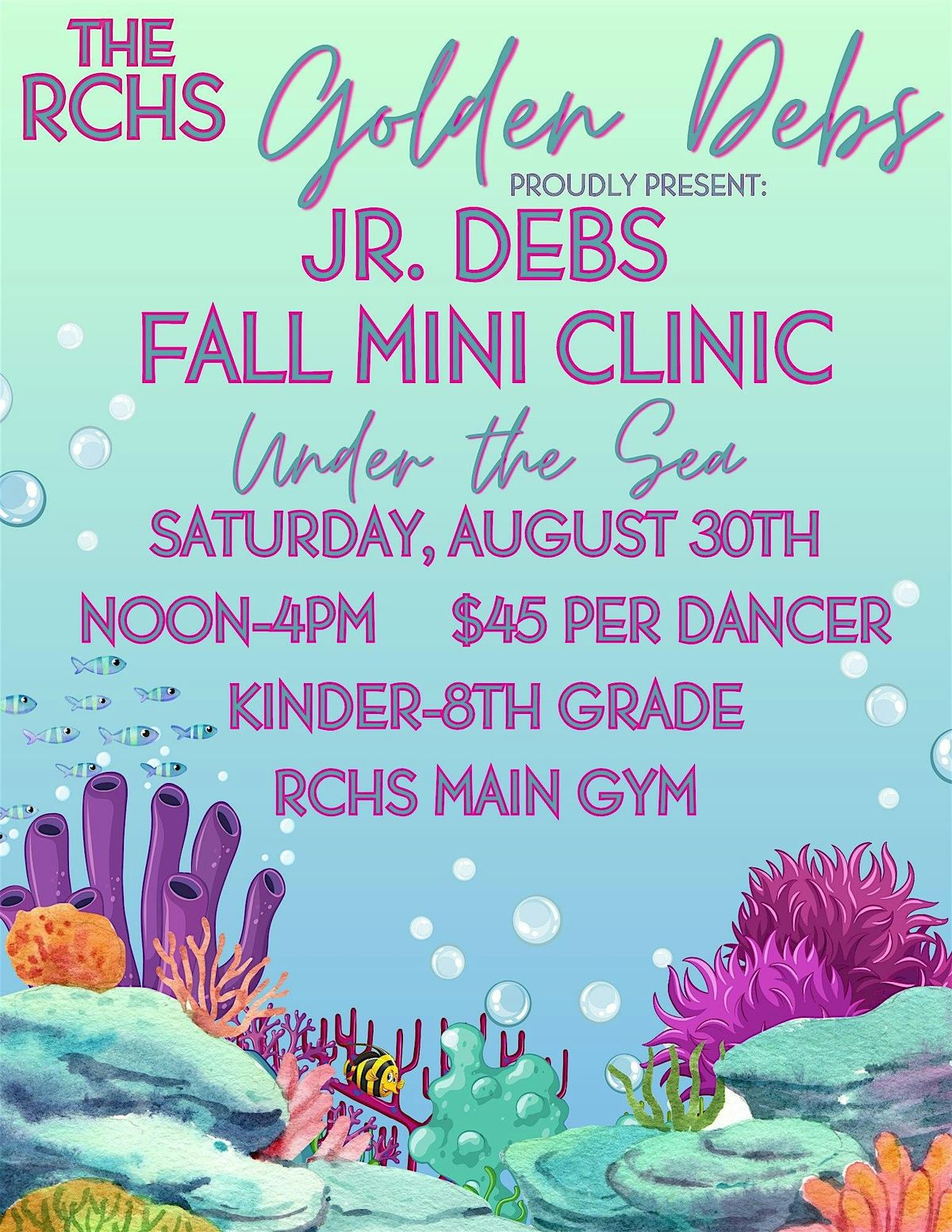 2025 Jr. Golden Debs Fall Mini Clinic
