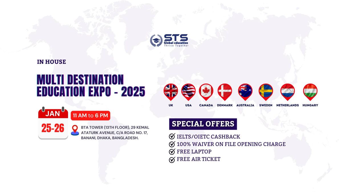 MULTI DESTINATION EDUCATION EXPO 2025 I STS GLOBAL EDUCATION