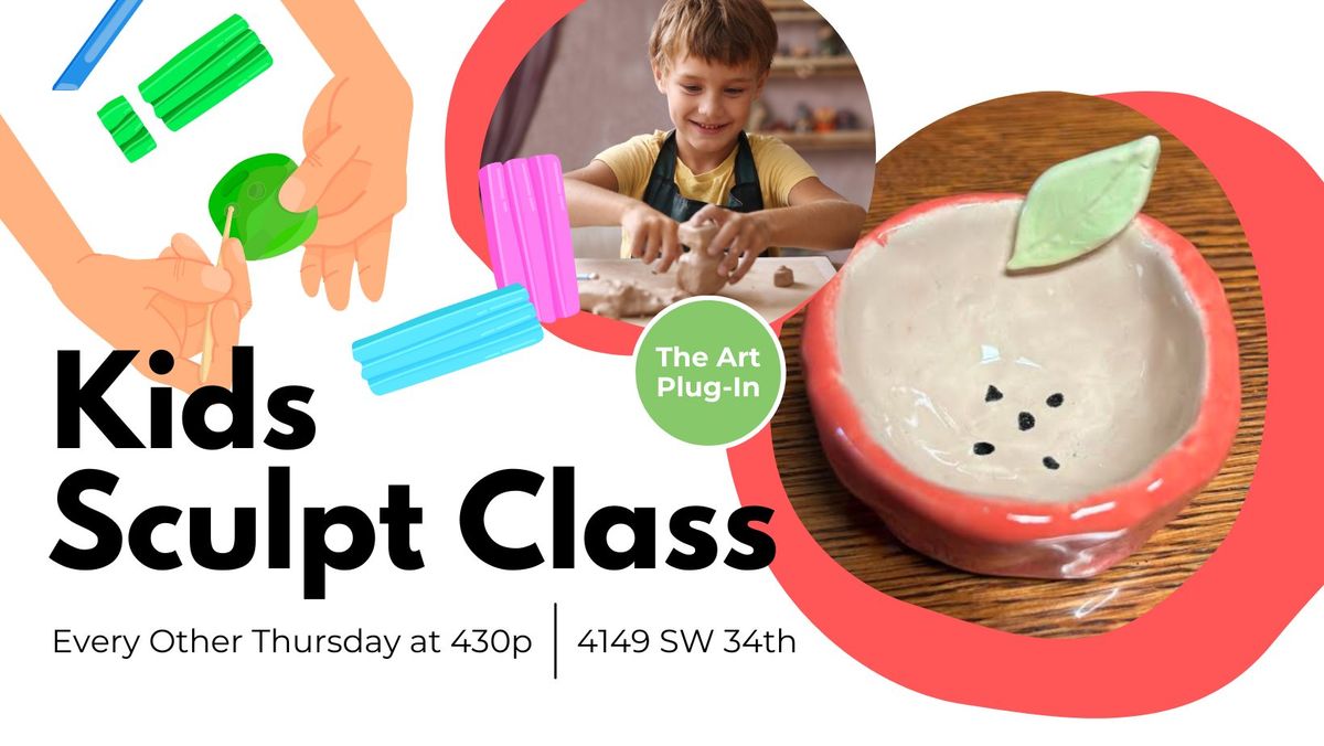 Kids Sculpting Class - Apple Pinch Pots