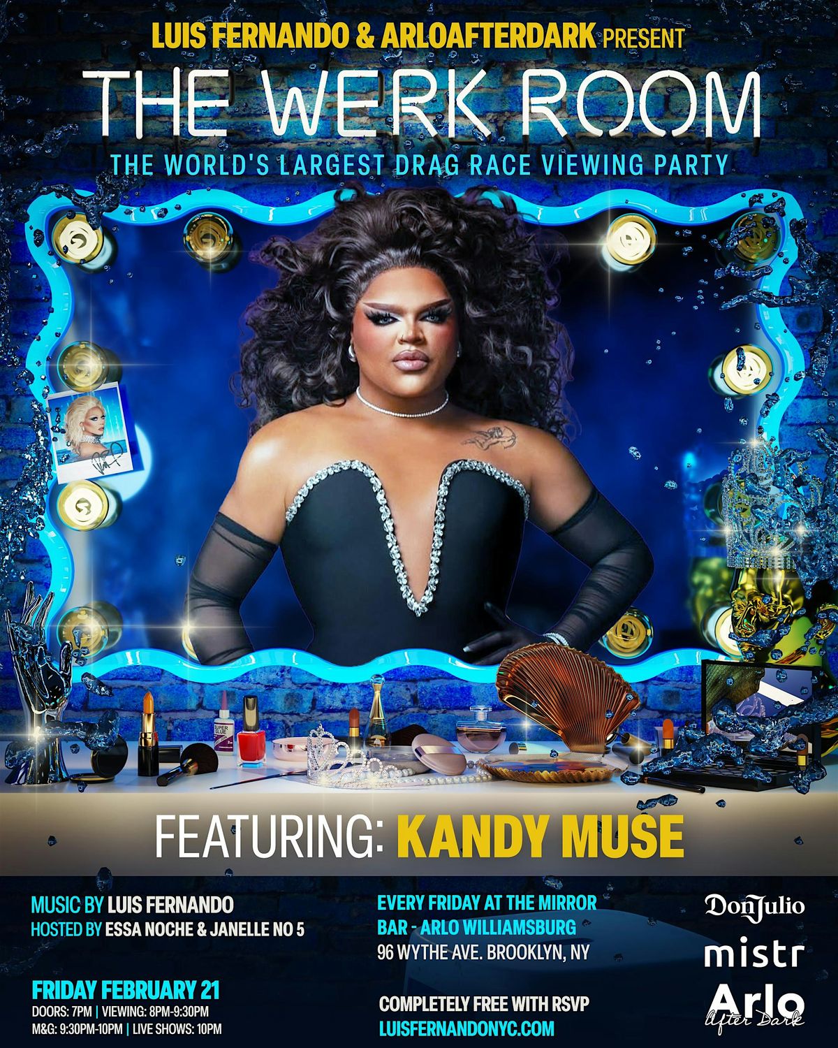 THE WERK ROOM: WORLD'S LARGEST DRAG RACE VIEWING PARTY FEAT KANDY MUSE