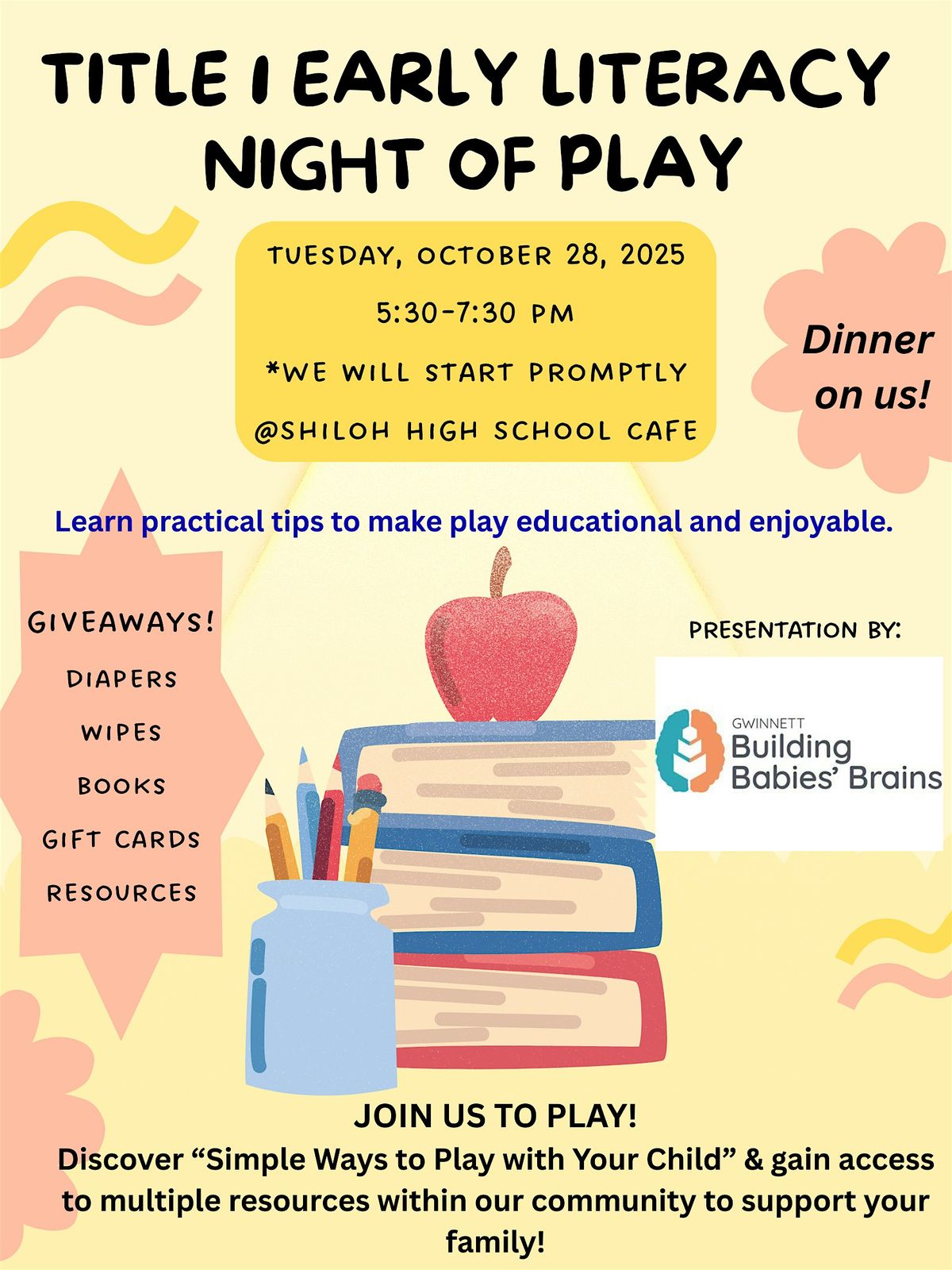 Title 1 Early Literacy Night of Play