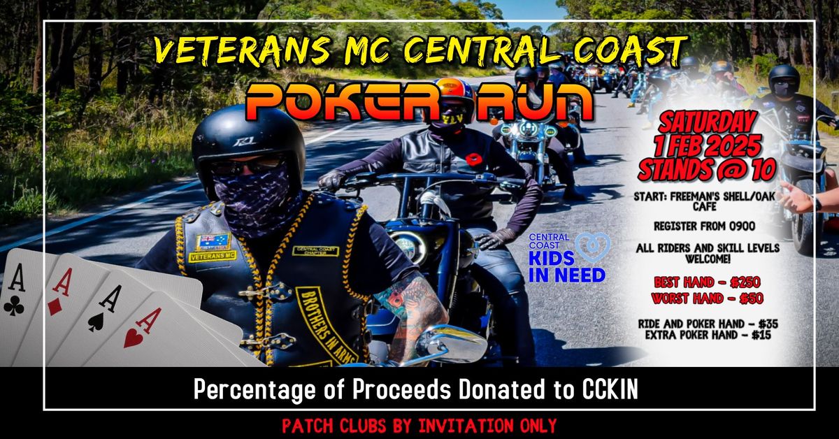 Veterans MC Central Coast Poker Run