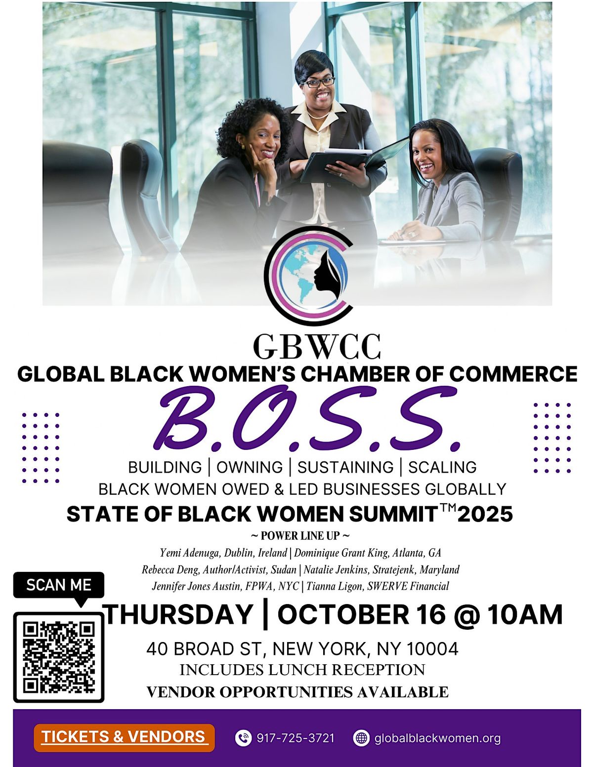 Global Black Women's Chamber of Commerce B.O.S.S. State of Black Women 2025