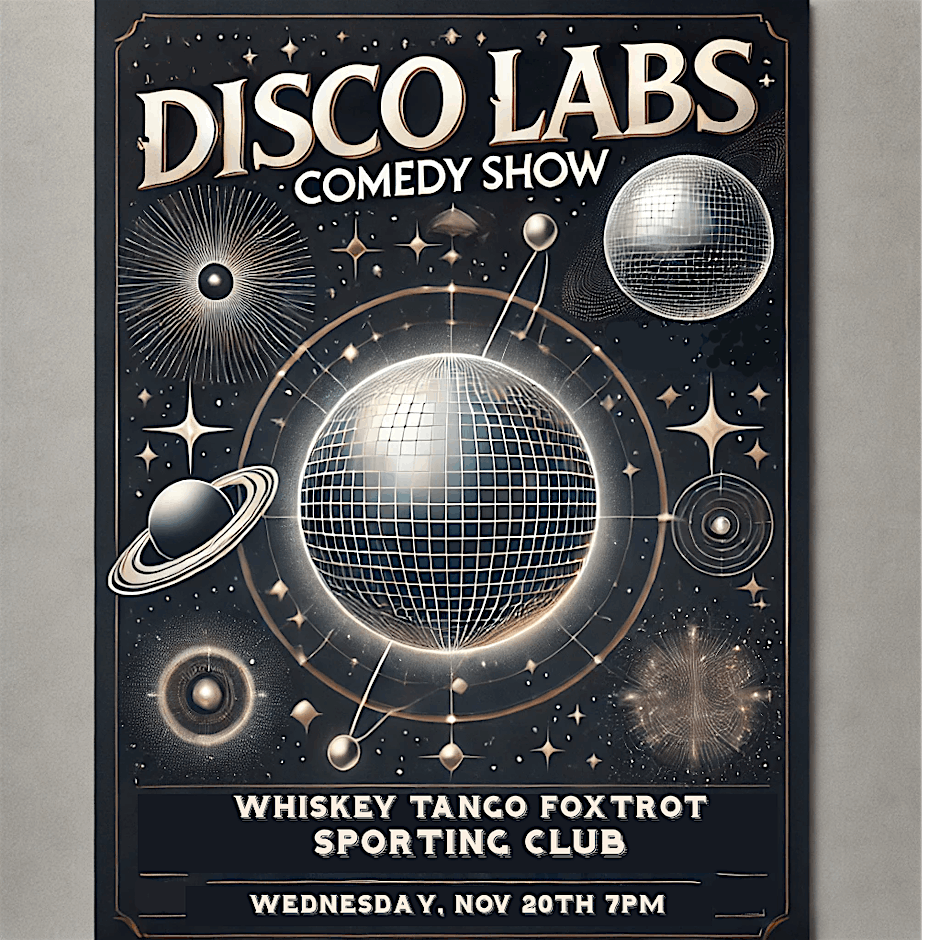 THIS WEDNESDAY: Stand-Up Comedy Night at WTF Sporting Club