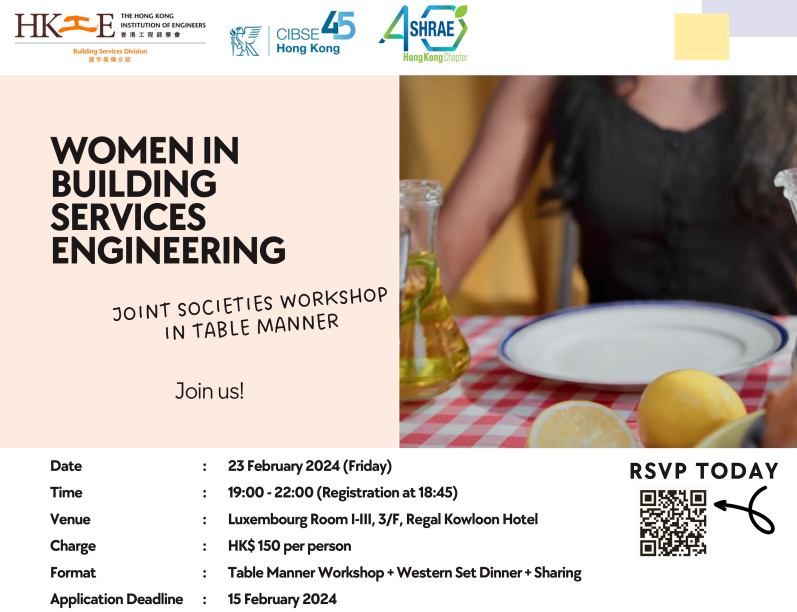 Women in Building Services Engineering - Joint Societies Workshop in Table Manner