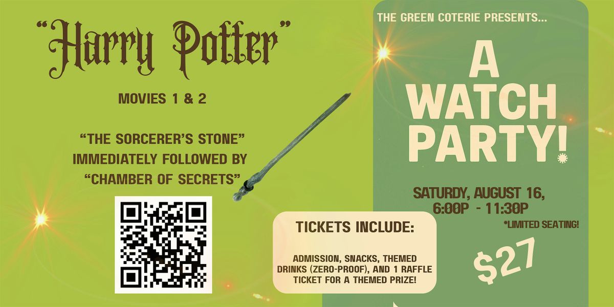 A Watch Party - "Harry Potter" (Movies 1 & 2)