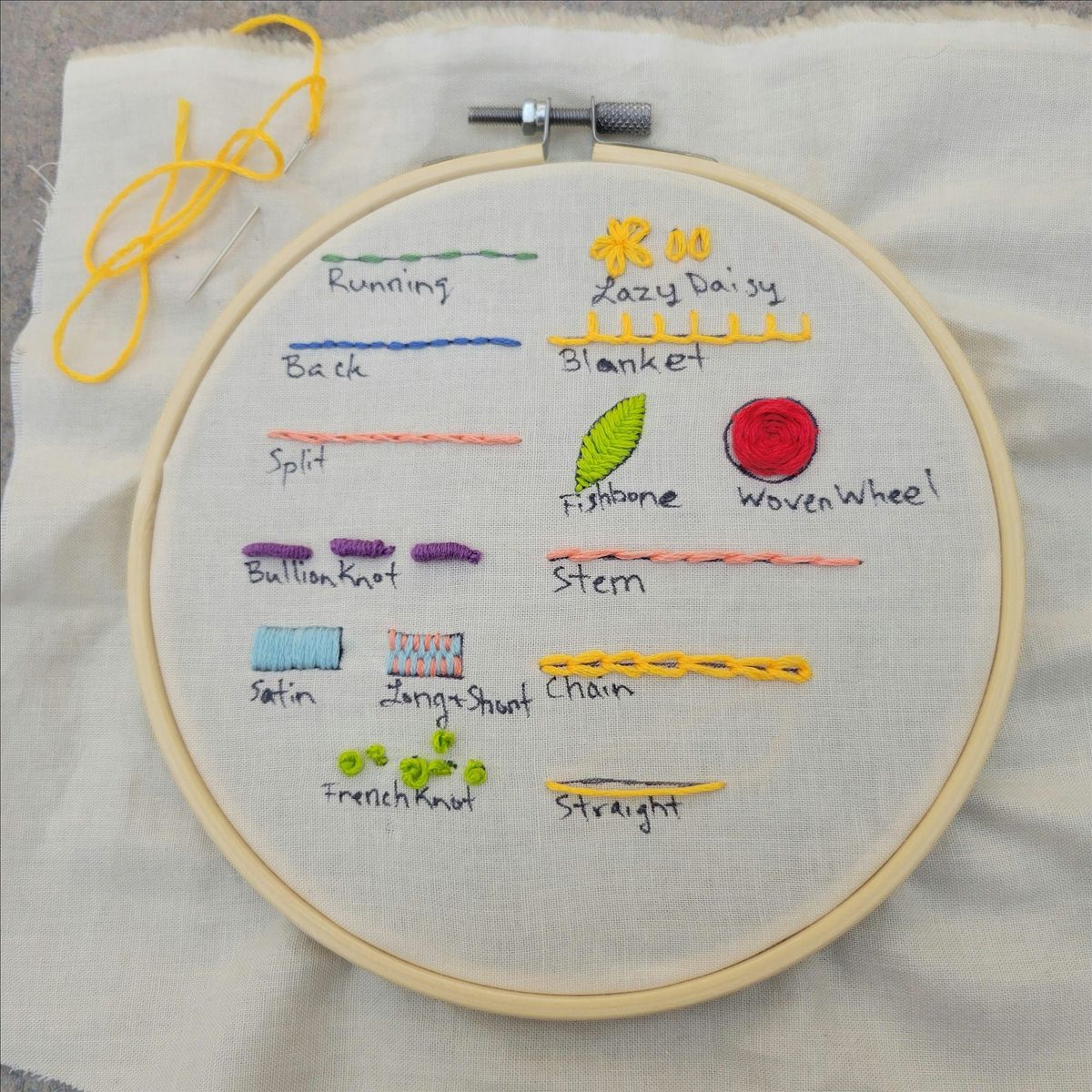 Beginners Hand Embroidery