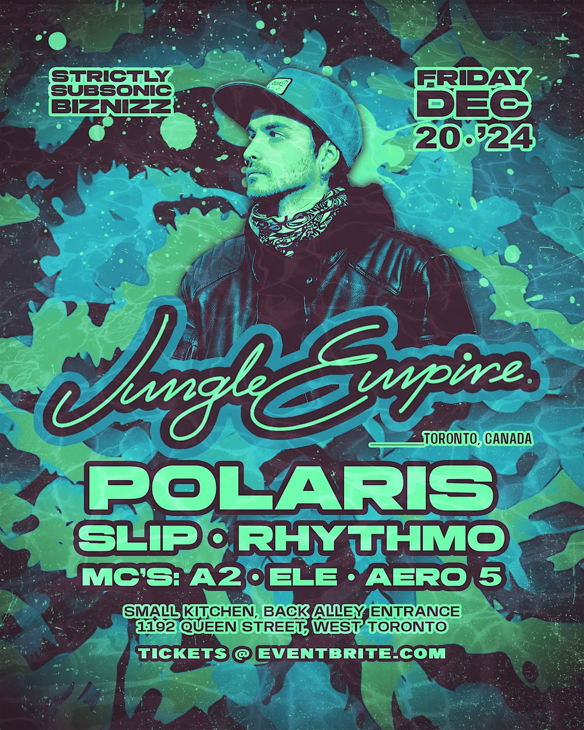 Jungle empire presents Polaris + Slip +Rhythmo