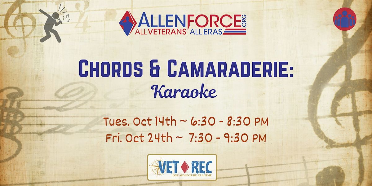 Karaoke with the Semper Fi Singer