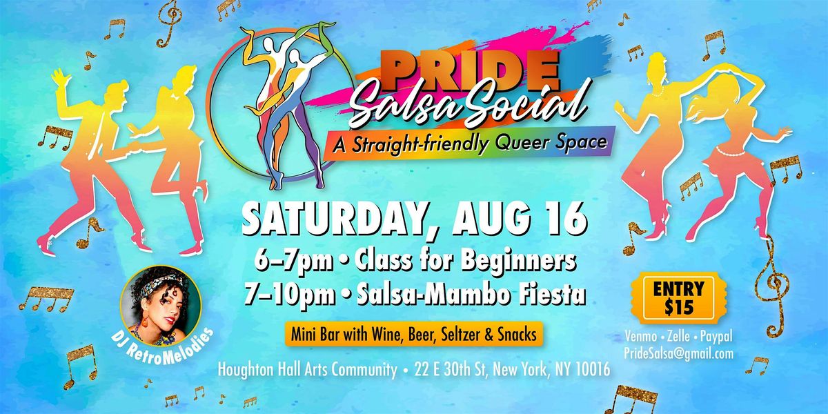 Pride Social August Edition + Beginner Salsa Class