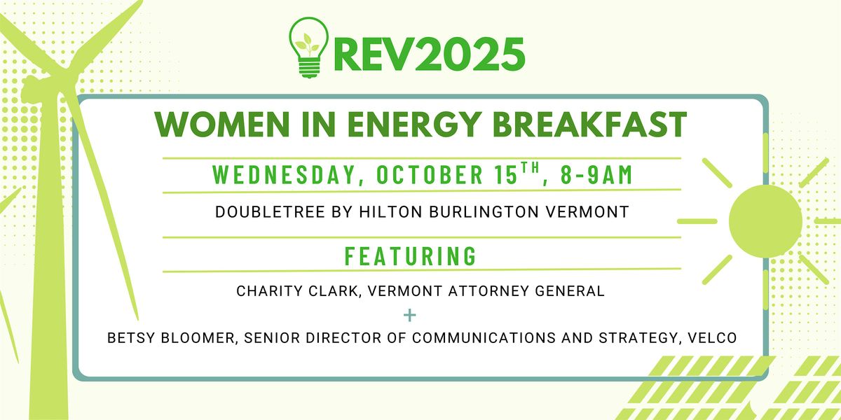 REV2025 Women in Energy Breakfast