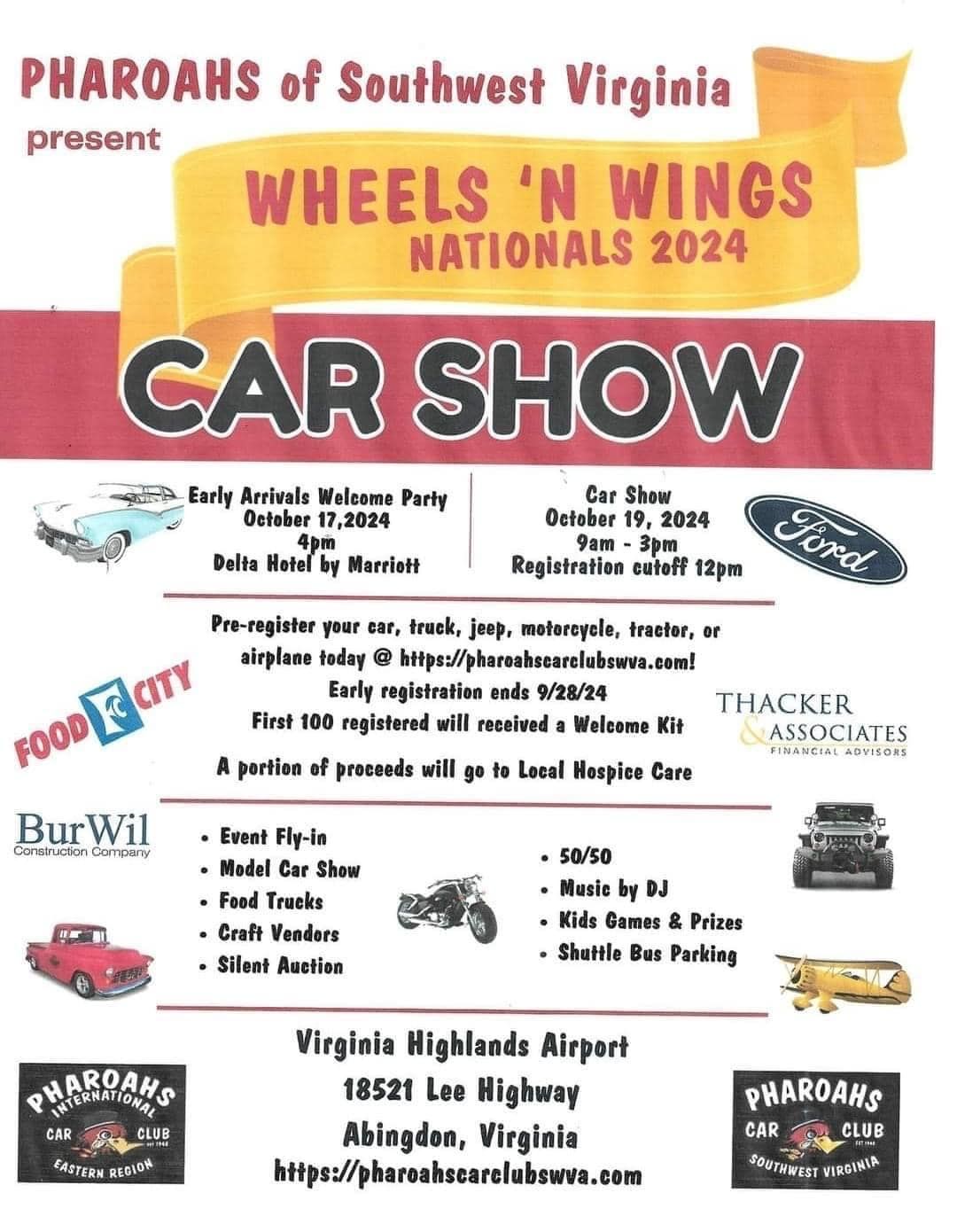 WHEELS \u05de' WINGS NATIONALS 2024 Early Arrivals Welcome Party