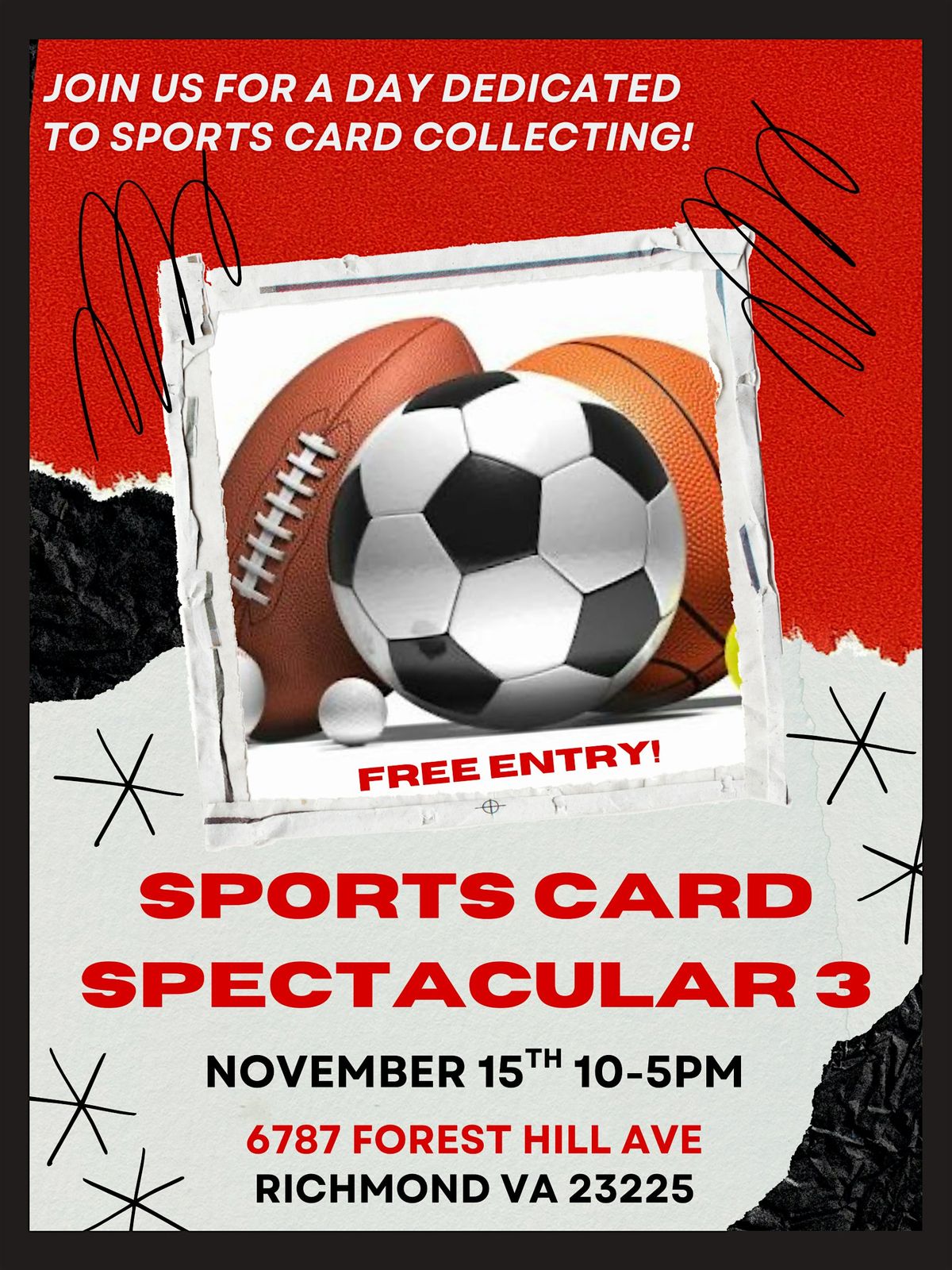PDCC"s RVA Sports Card Spectacular 3 ( Sports Exclusive Card Show)