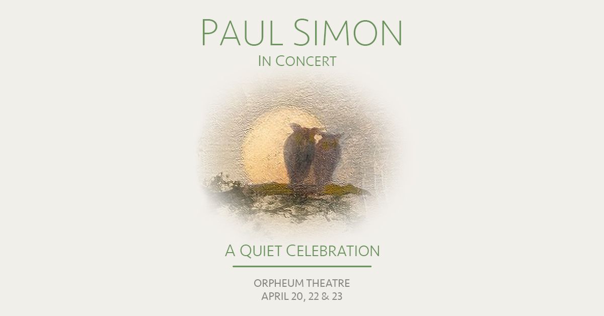 Paul Simon's A Quiet Celebration