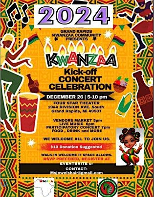 Grand Rapids Kwanzaa community Kick-off Concert 2024