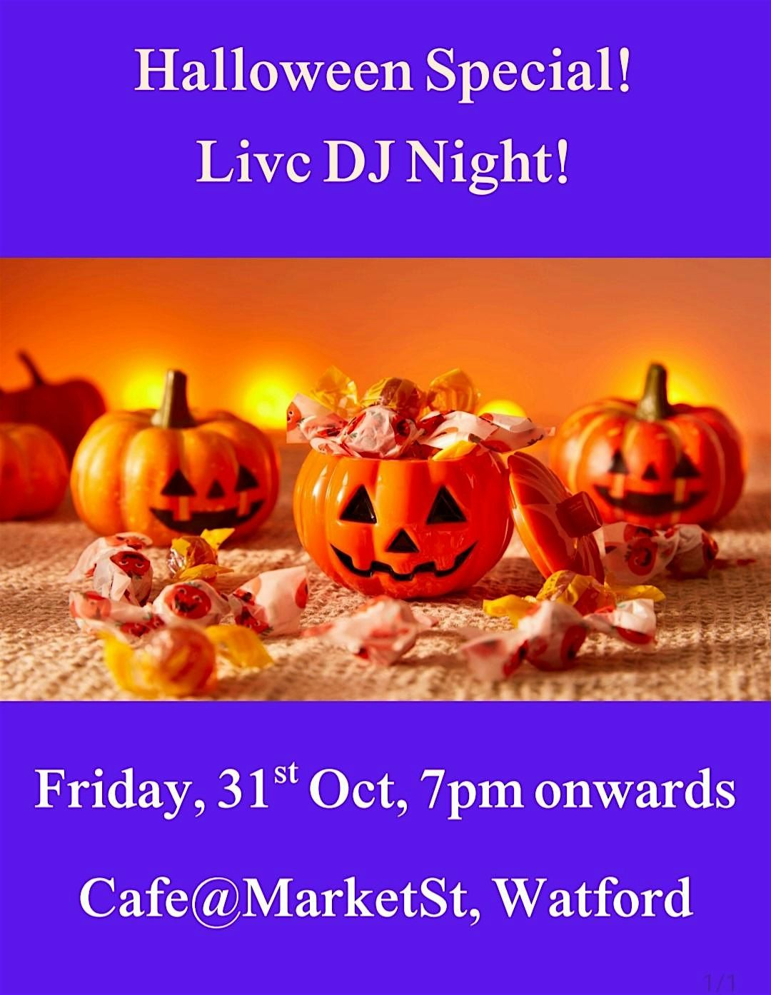 Halloween Special DJ Night in Watford!