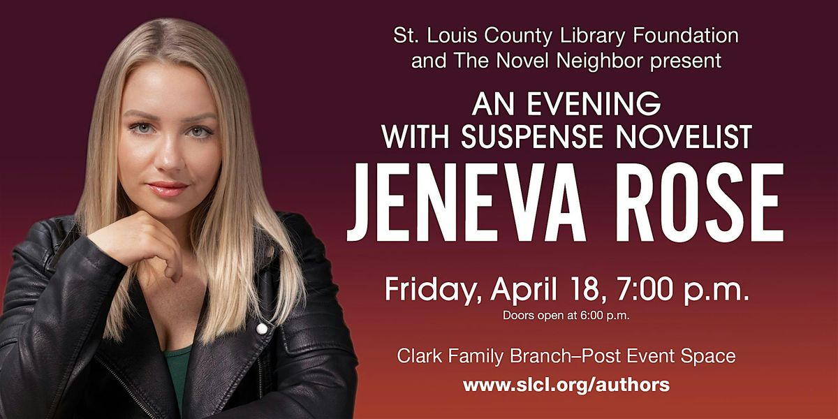 Author Event - Jeneva Rose, "The Perfect Divorce"